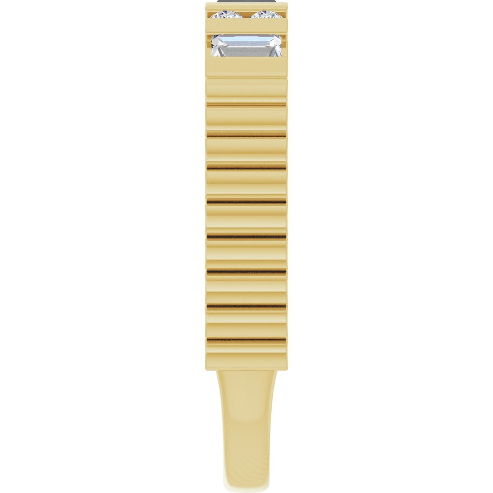 14K Yellow Gold 1/4 CTW Natural Diamond Anniversary Band