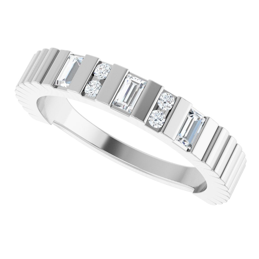 14K White Gold 1/4 CTW Lab-Grown Diamond Anniversary Band