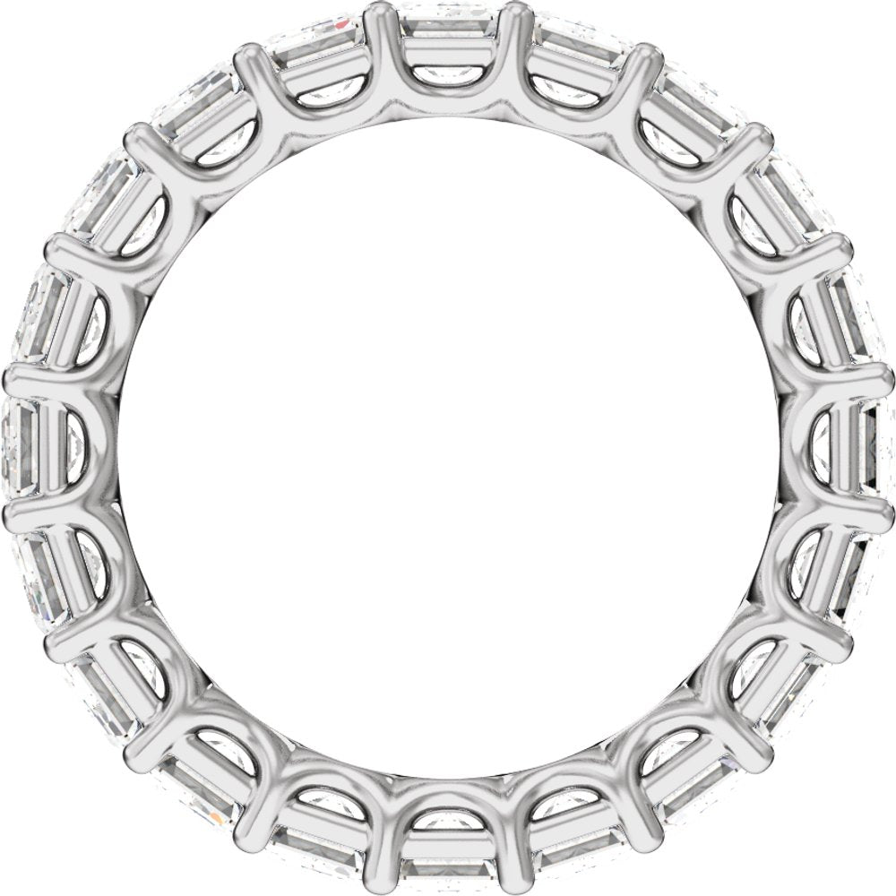 14K White Gold 6 1/3 CTW Lab-Grown Diamond Low Profile Eternity Band