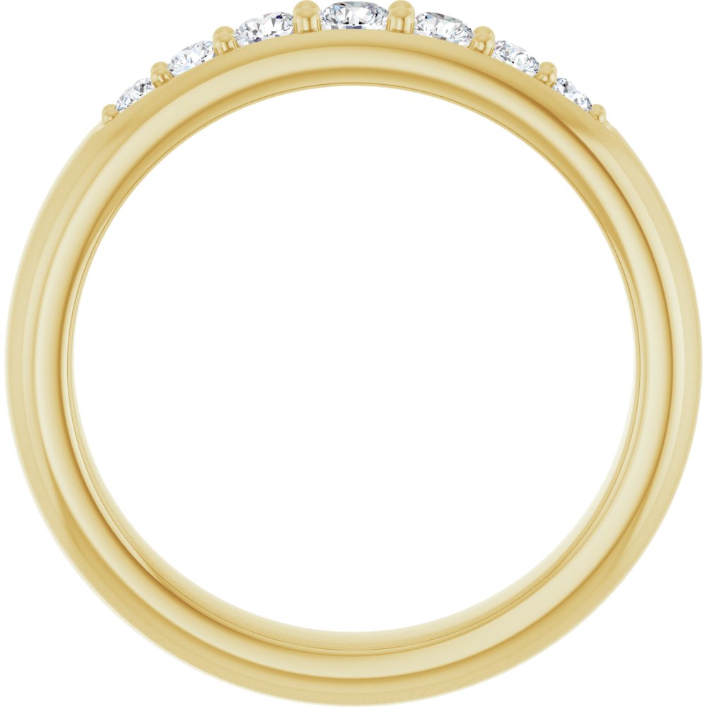 14K Yellow Gold 1/3 CTW Lab-Grown Diamond Band