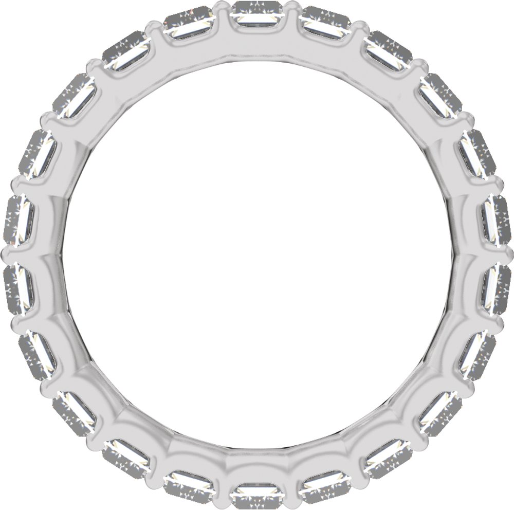 14K White Gold 4 5/8 CTW Lab-Grown Diamond Low Profile Eternity Band