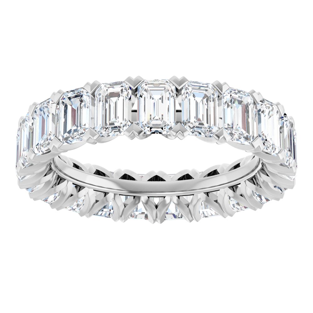 14K White Gold 5 5/8 CTW Lab-Grown Diamond Eternity Band Size 7.5