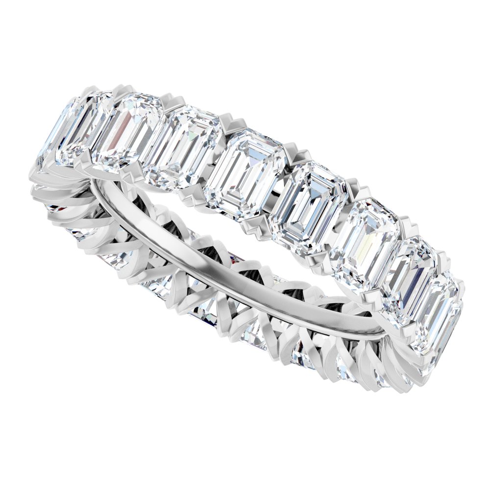 14K White Gold 5 5/8 CTW Lab-Grown Diamond Eternity Band Size 7.5