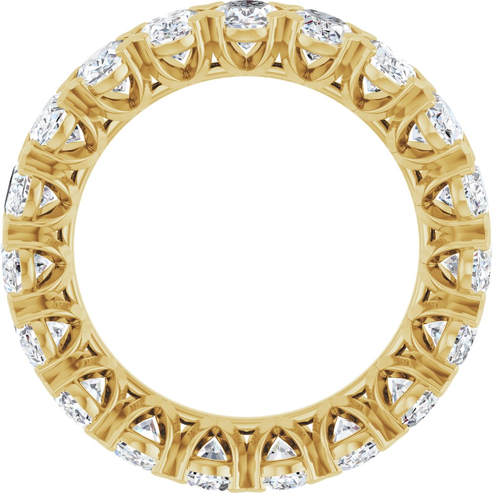 14K Yellow Gold 4 3/4 CTW Lab-Grown Diamond Eternity Band Size 6