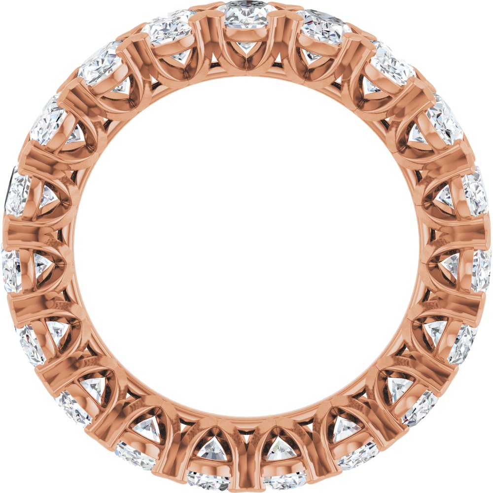 14K Rose 4 3/4 CTW Lab-Grown Diamond Eternity Band Size 6