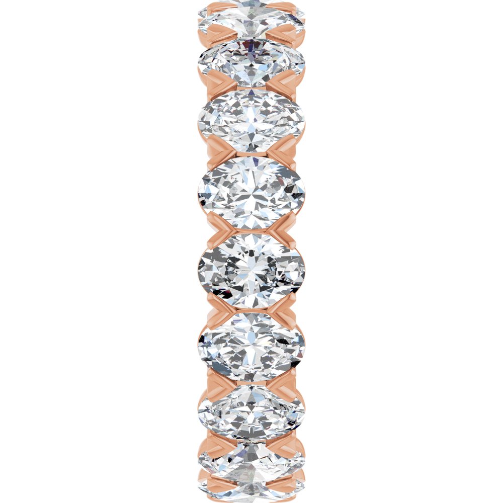 14K Rose Gold 4 3/4 CTW Lab-Grown Diamond Eternity Band Size 6