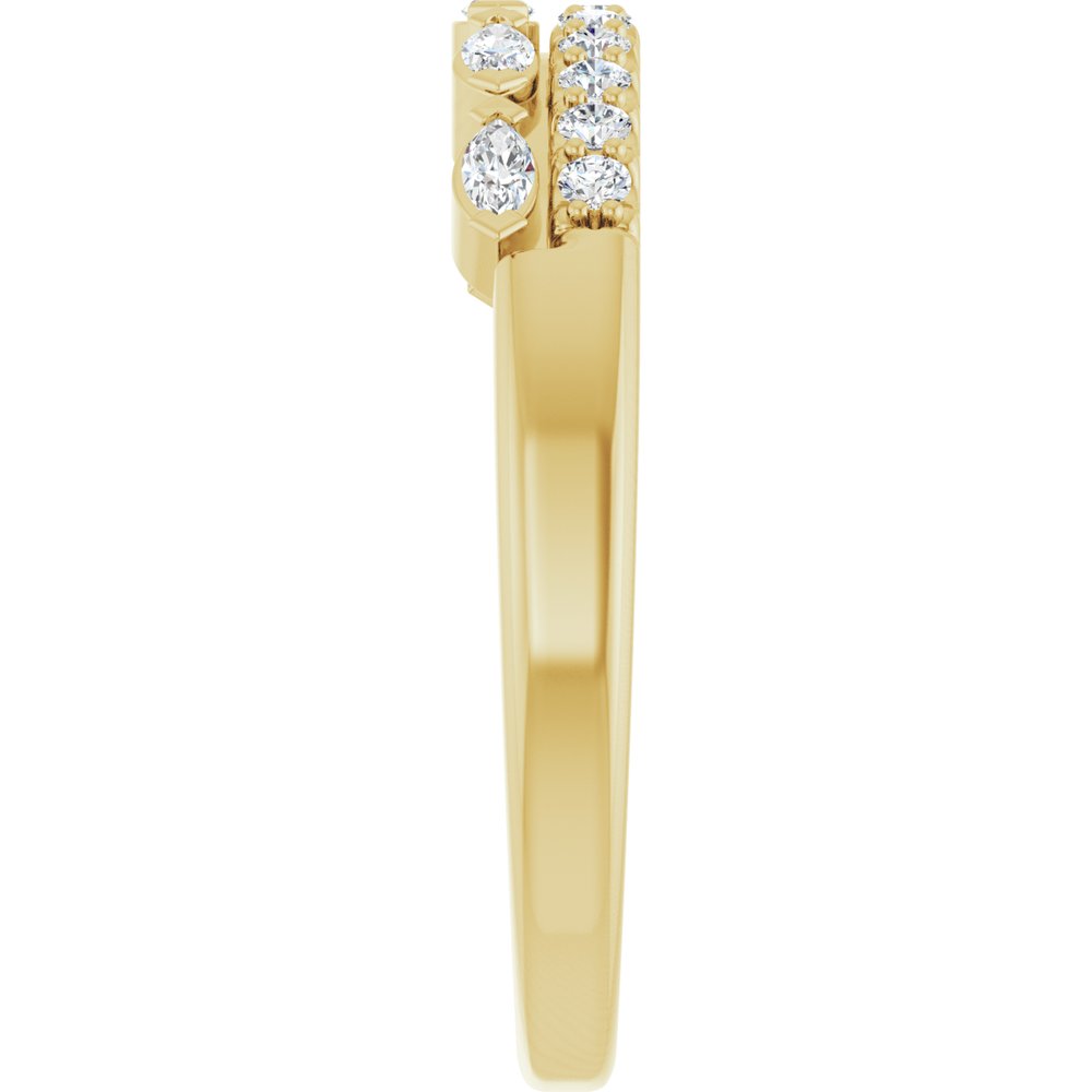 14K Yellow Gold 1/3 CTW Natural Diamond Anniversary Band
