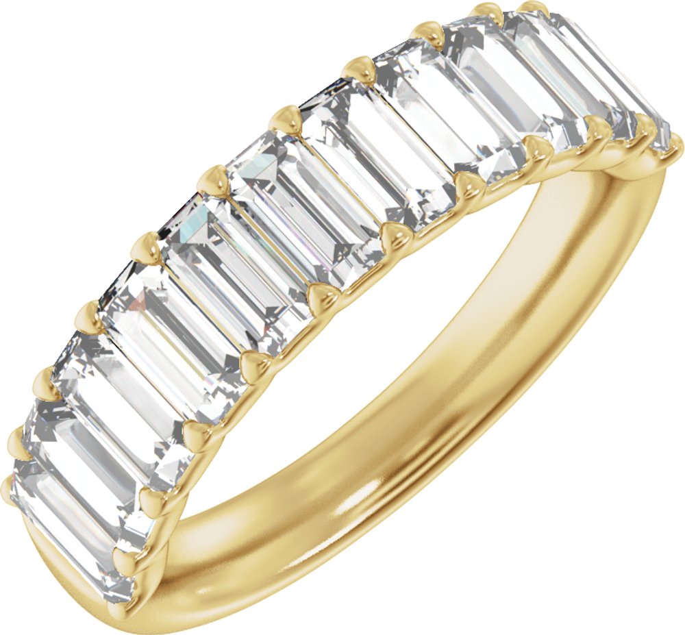 14K Yellow Gold 2 1/4 CTW Lab-Grown Diamond Anniversary Band