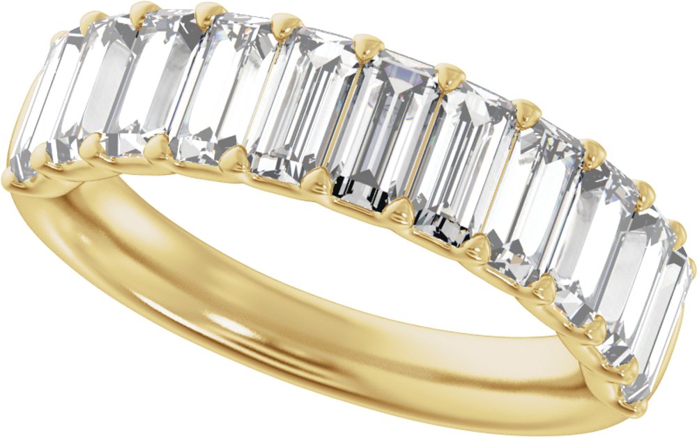 14K Yellow Gold 2 1/4 CTW Lab-Grown Diamond Anniversary Band