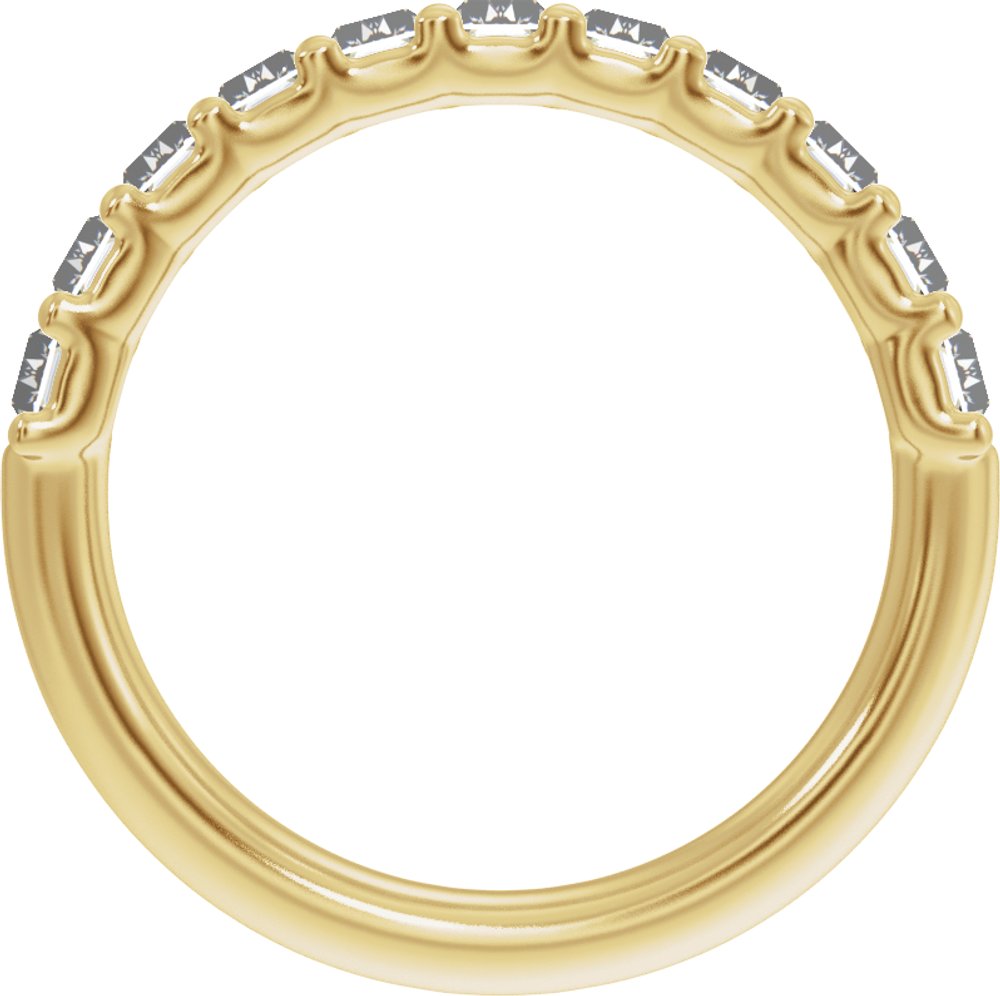 14K Yellow Gold 2 1/4 CTW Lab-Grown Diamond Anniversary Band