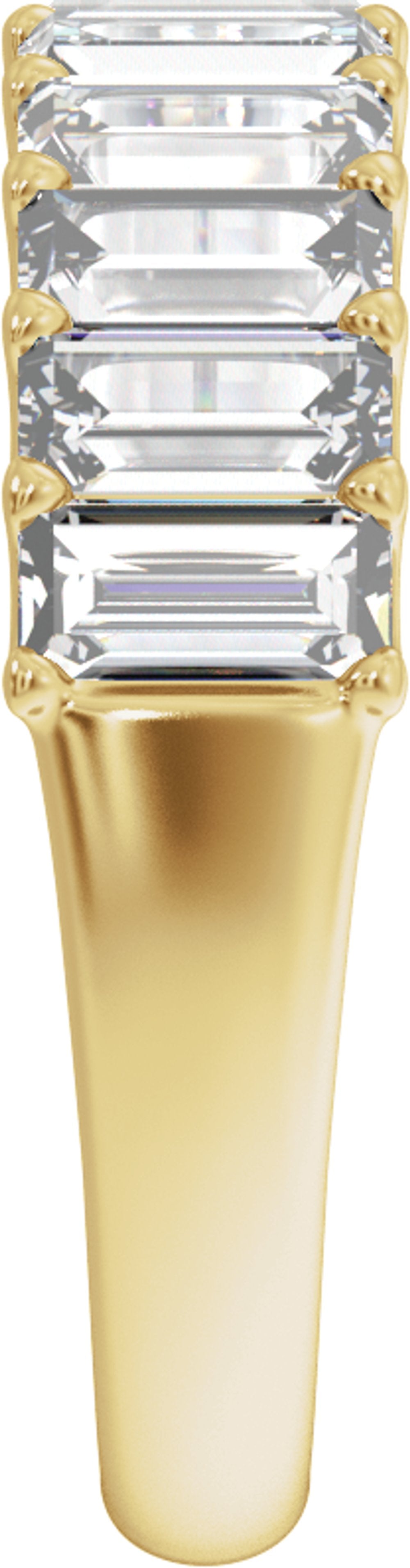 14K Yellow Gold 2 1/4 CTW Lab-Grown Diamond Anniversary Band