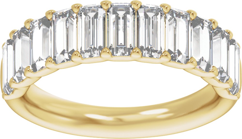 14K Yellow Gold 2 1/4 CTW Lab-Grown Diamond Anniversary Band