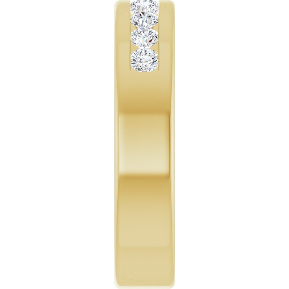 14K Yellow Gold 1/2 CTW Lab-Grown Diamond Band