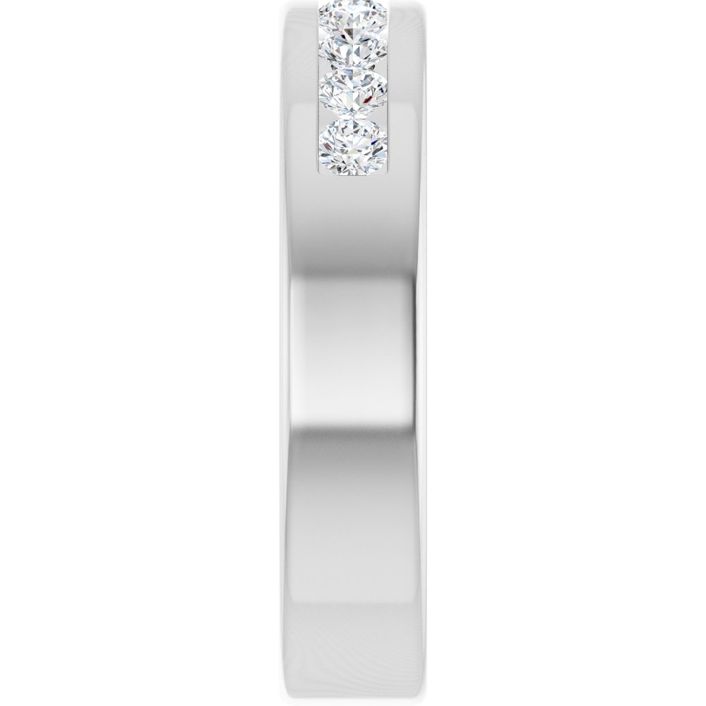 14K White Gold 1/2 CTW Lab-Grown Diamond Band