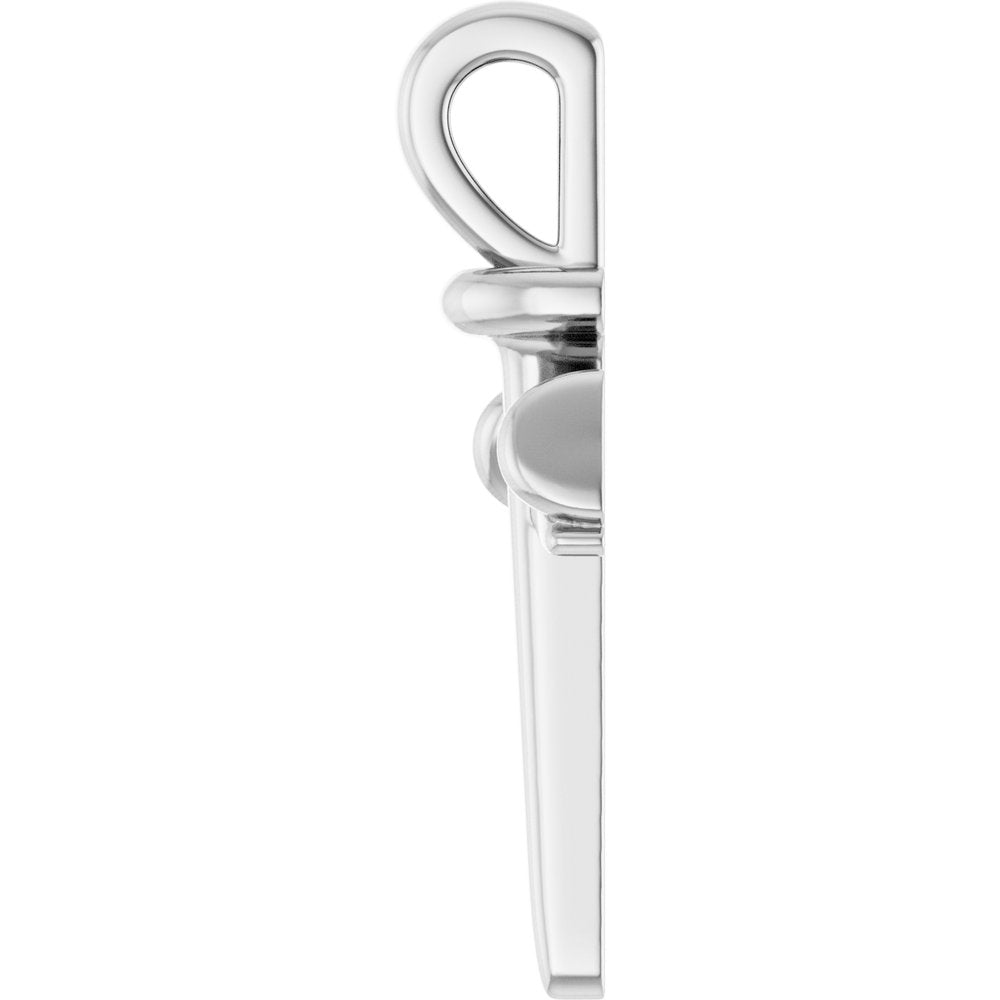 Sterling Silver Nail Cross Pendant