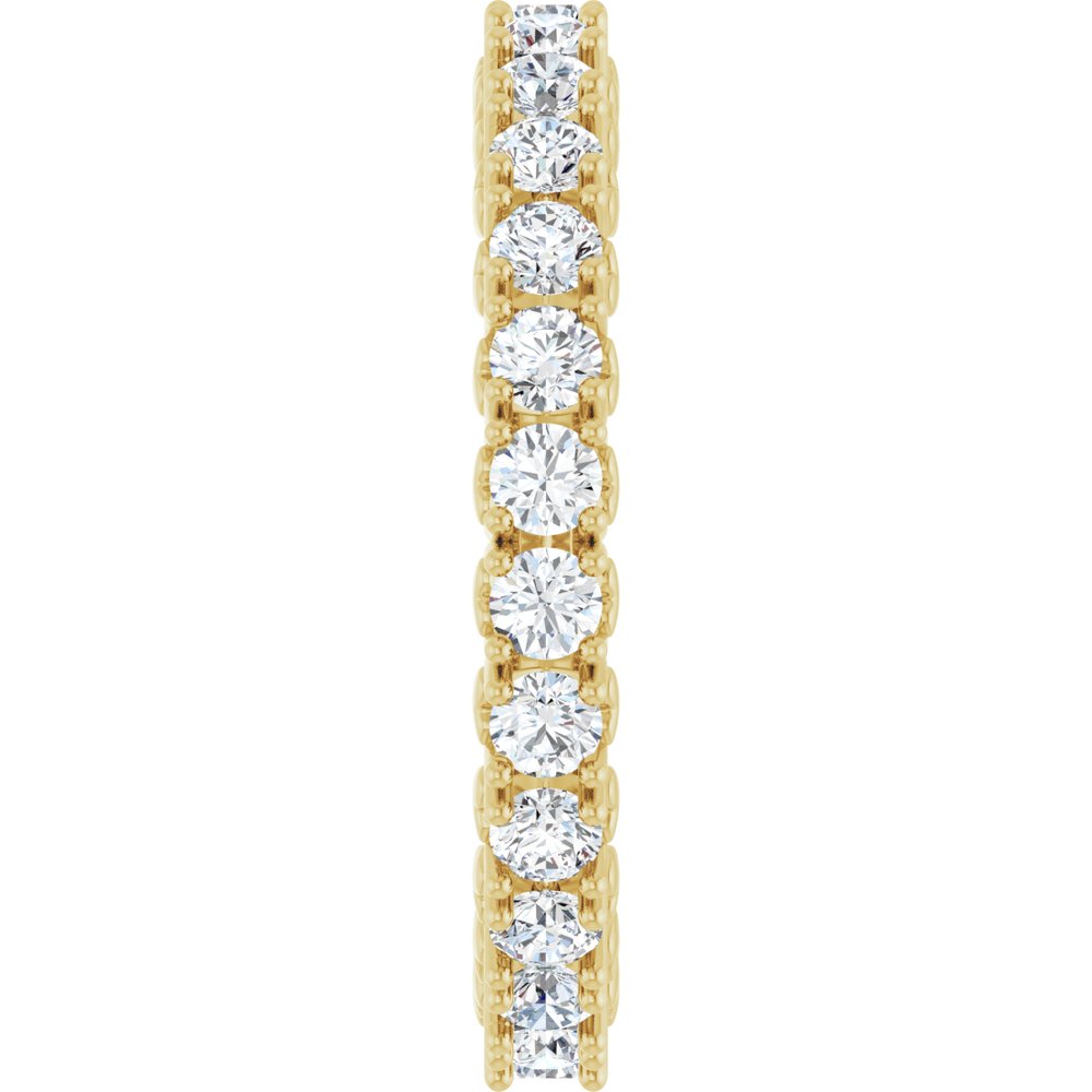 14K Yellow Gold 1 1/3 CTW Lab-Grown Diamond Eternity Band Size 7