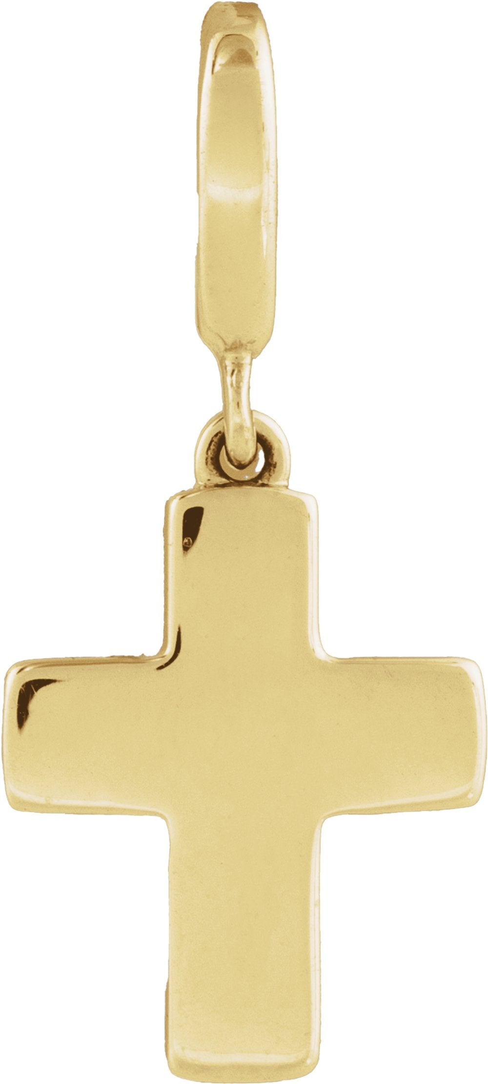 14K Yellow Gold Cross Charm/Pendant