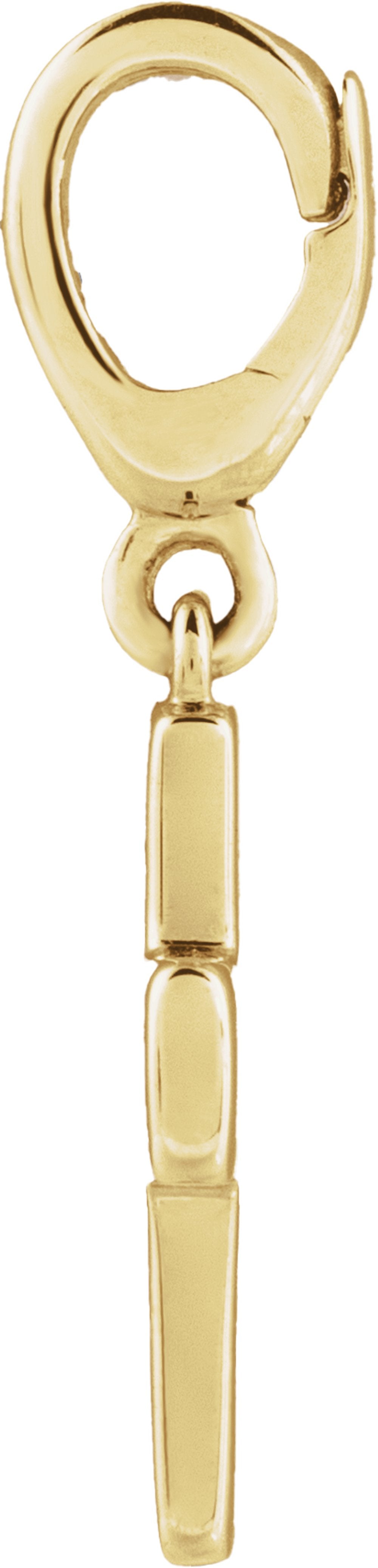 14K Yellow Gold Cross Charm/Pendant