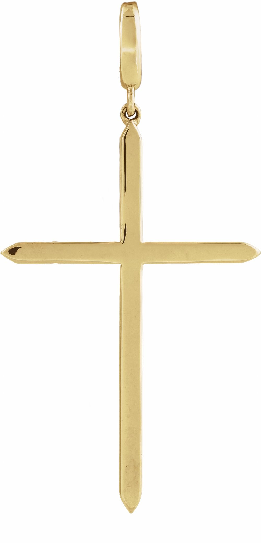 14K Yellow Gold Cross Charm/Pendant