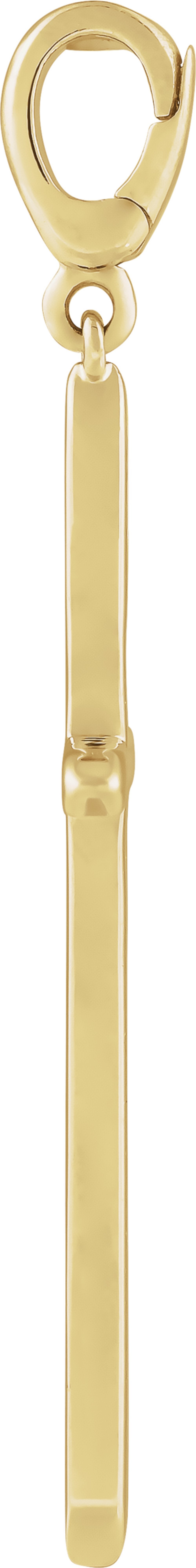 14K Yellow Gold Cross Charm/Pendant