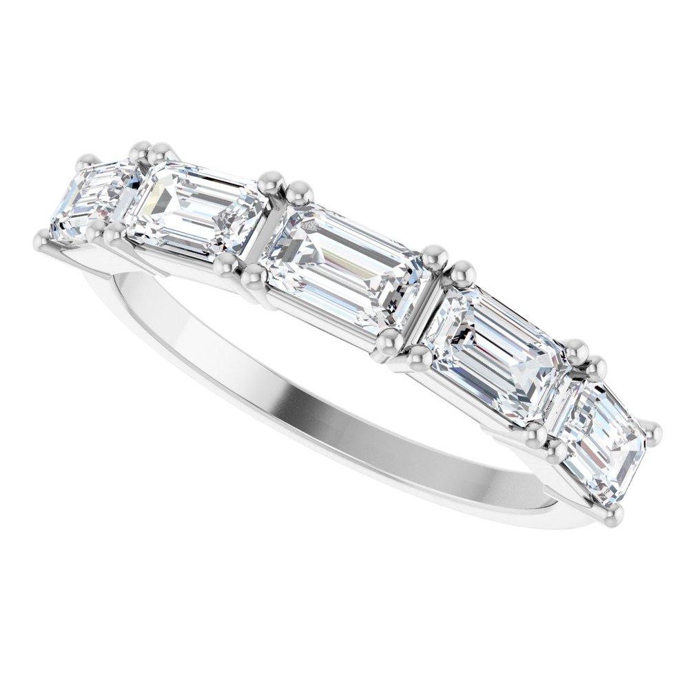 14K White Gold 1 3/4 CTW Lab-Grown Diamond Anniversary Band