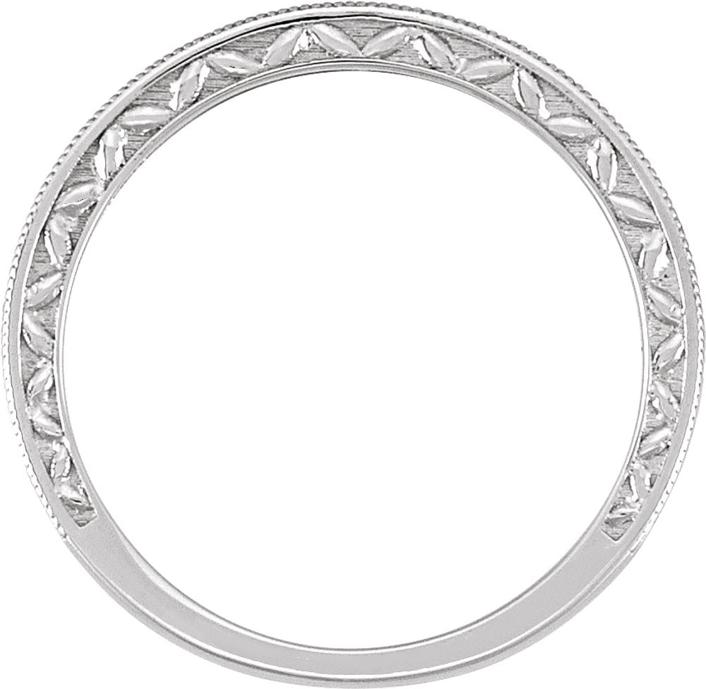 14K White Gold 1/8 CTW Natural Diamond Anniversary and