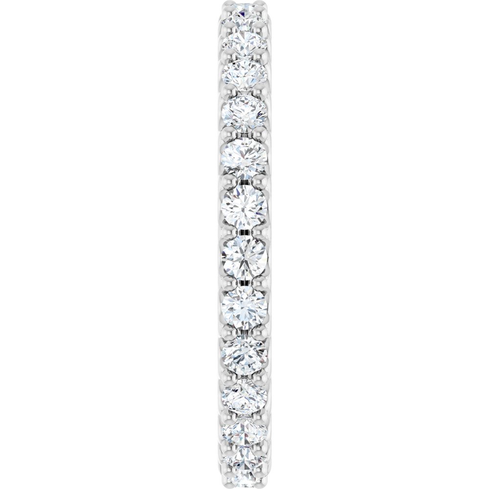 Platinum 2 CTW Lab-Grown Diamond Eternity Band Size 7.5