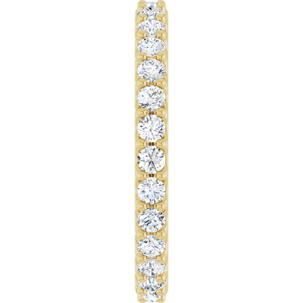 14K Yellow Gold 3/4 CTW Lab-Grown Diamond Eternity Band