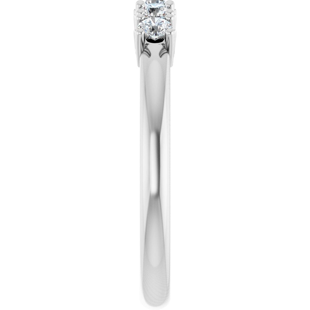 14K White Gold 1/3 CTW Lab-Grown Diamond Anniversary Band