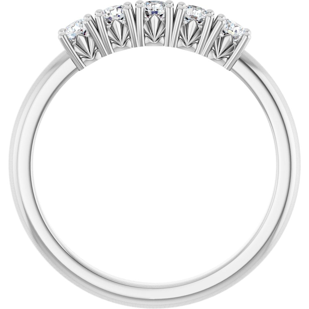 14K White Gold 1/3 CTW Lab-Grown Diamond Anniversary Band