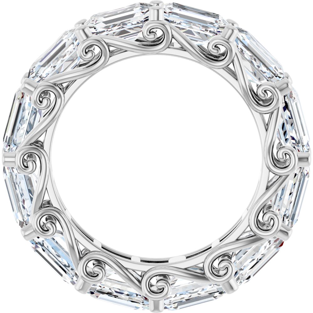14K White Gold 7 1/2 CTW Lab-Grown Diamond Eternity Band