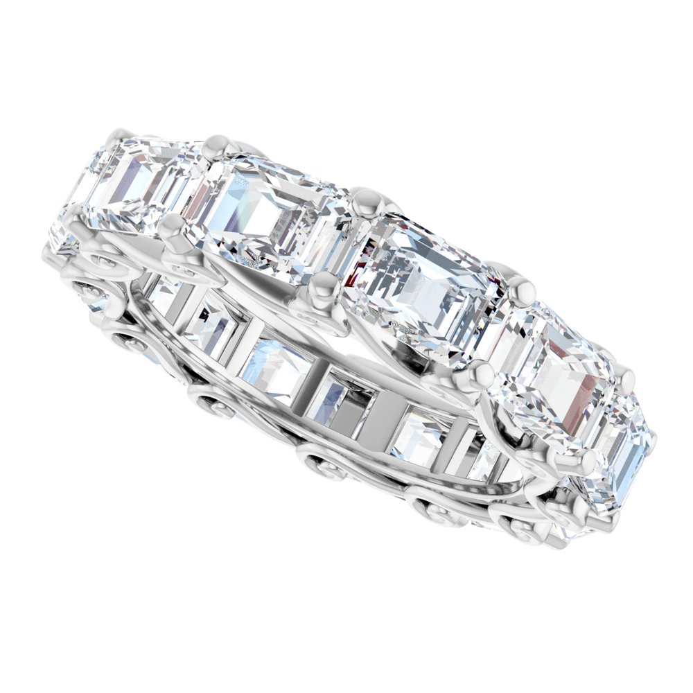 14K White Gold 7 1/2 CTW Lab-Grown Diamond Eternity Band