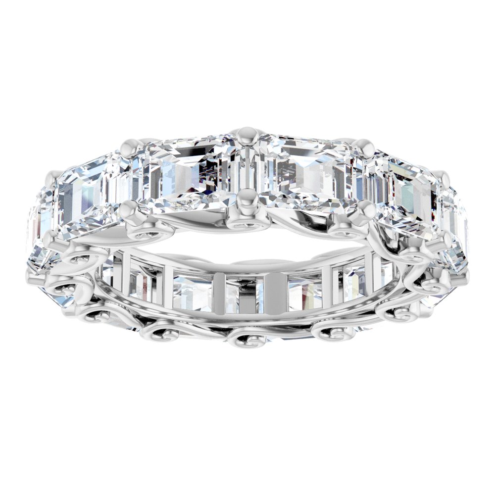 14K White Gold 7 1/2 CTW Lab-Grown Diamond Eternity Band