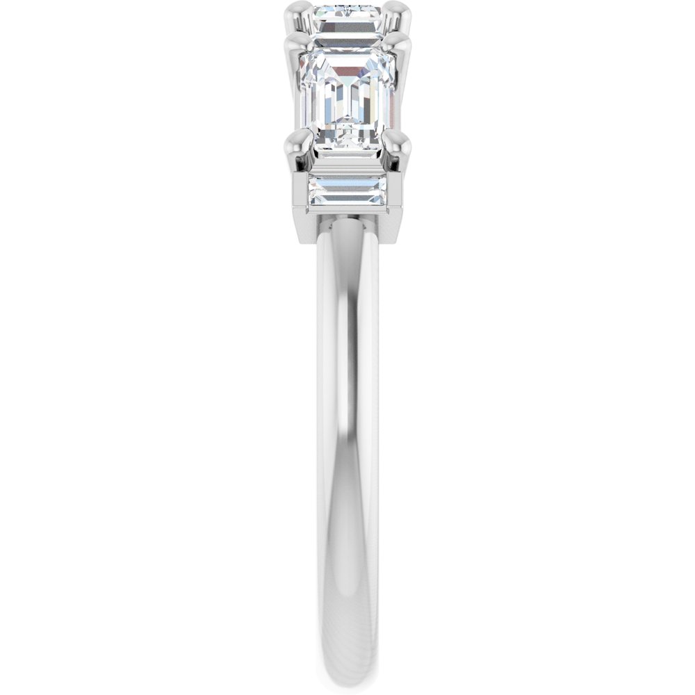 14K White Gold 9/10 CTW Lab-Grown Diamond Anniversary Band