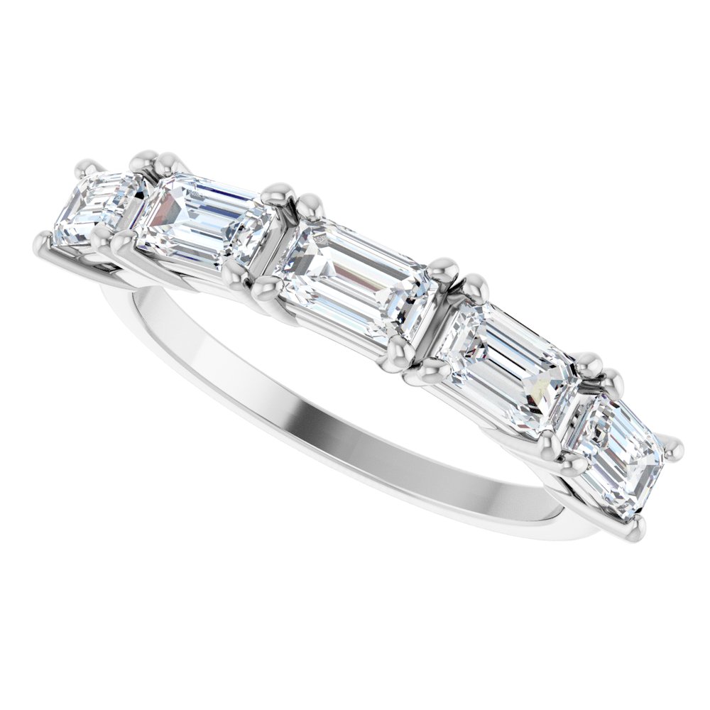 14K White Gold 1 3/4 CTW Lab-Grown Diamond Anniversary Band