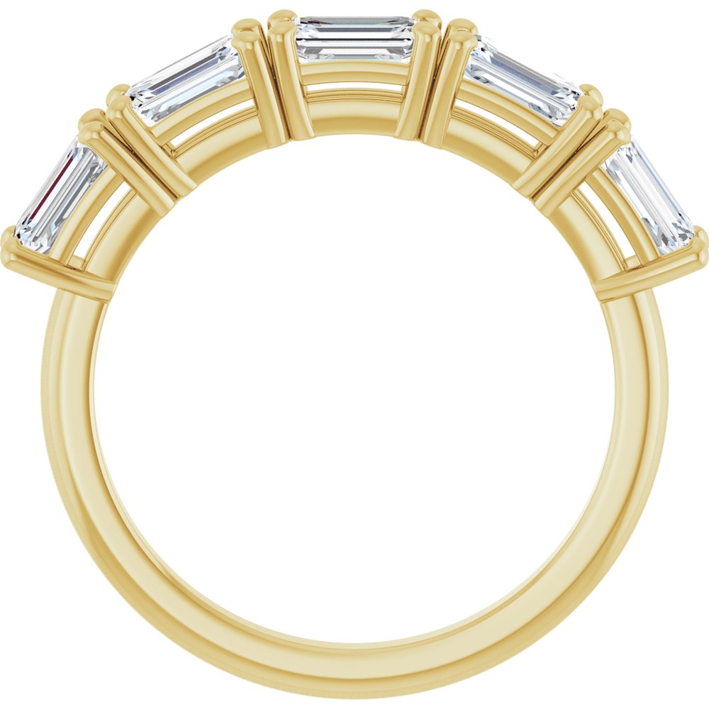 14K Yellow Gold 1 3/4 CTW Lab-Grown Diamond Anniversary Band