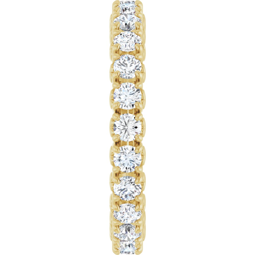 14K Yellow Gold 1 1/5 CTW Lab-Grown Diamond Eternity Band Size 5.5