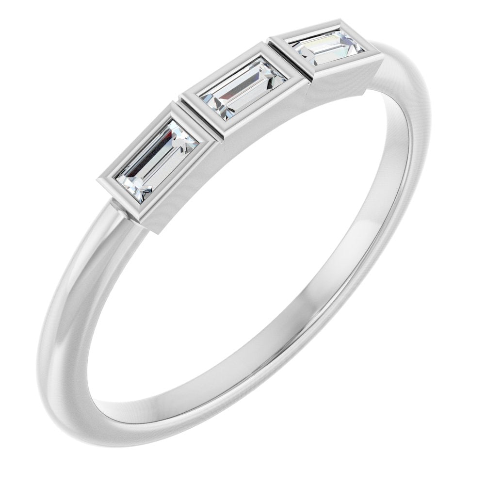 14K White Gold 1/8 CTW Lab-Grown Diamond Anniversary Band
