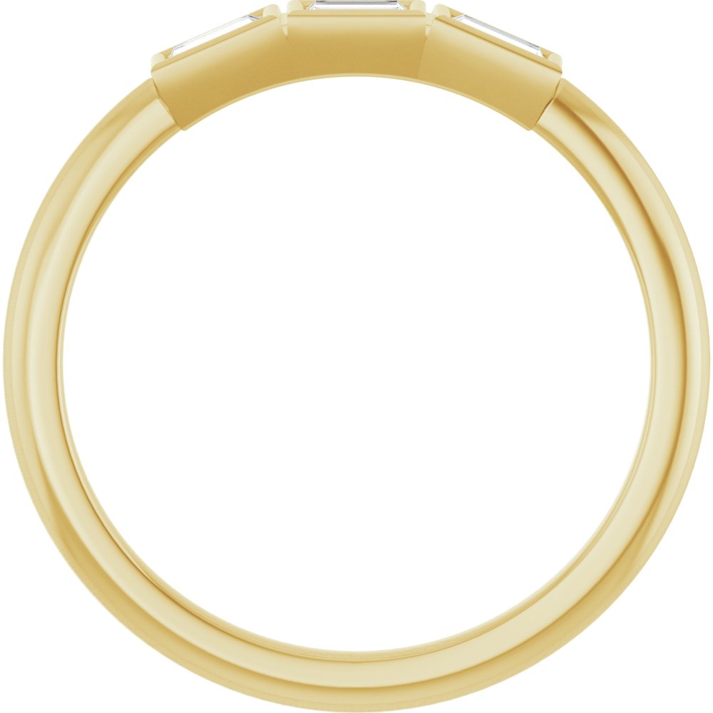 14K Yellow Gold 1/8 CTW Natural Diamond Anniversary Band