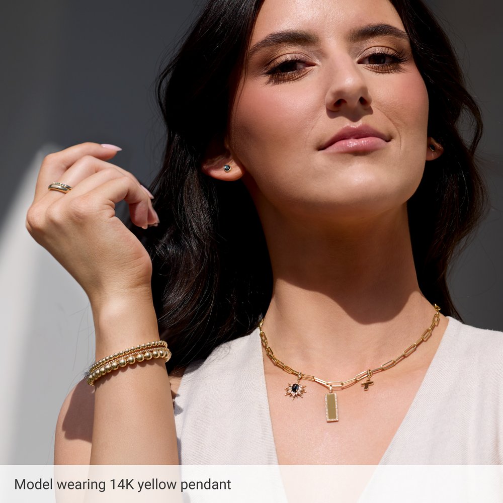 14K Yellow Gold Cross Charm/Pendant