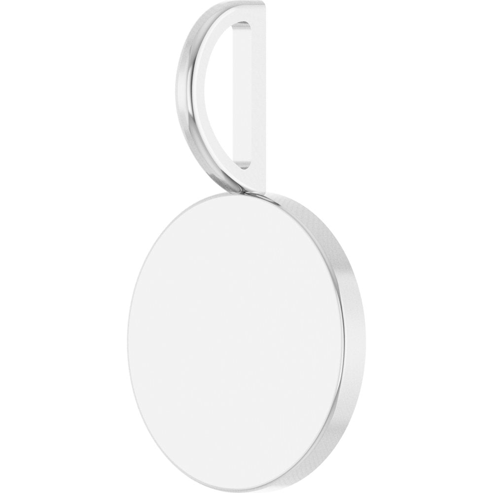 14K White Gold Engravable Disc Charm/Pendant