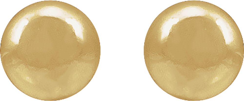 14K Yellow Gold-Filled 3 mm Ball Stud Earring