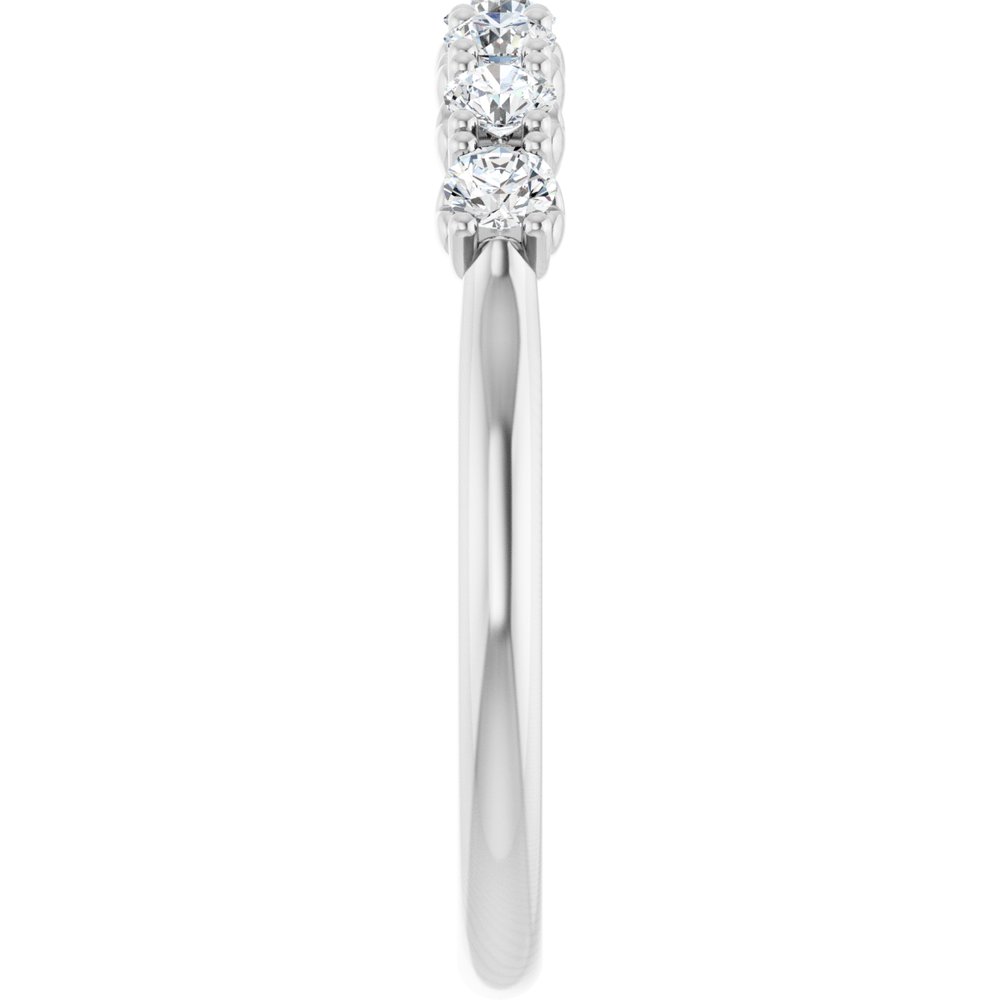 14K White Gold 3/8 CTW Lab-Grown Diamond Anniversary Band