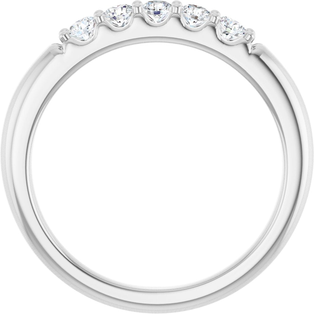 14K White Gold 1/3 CTW Lab-Grown Diamond Anniversary Band
