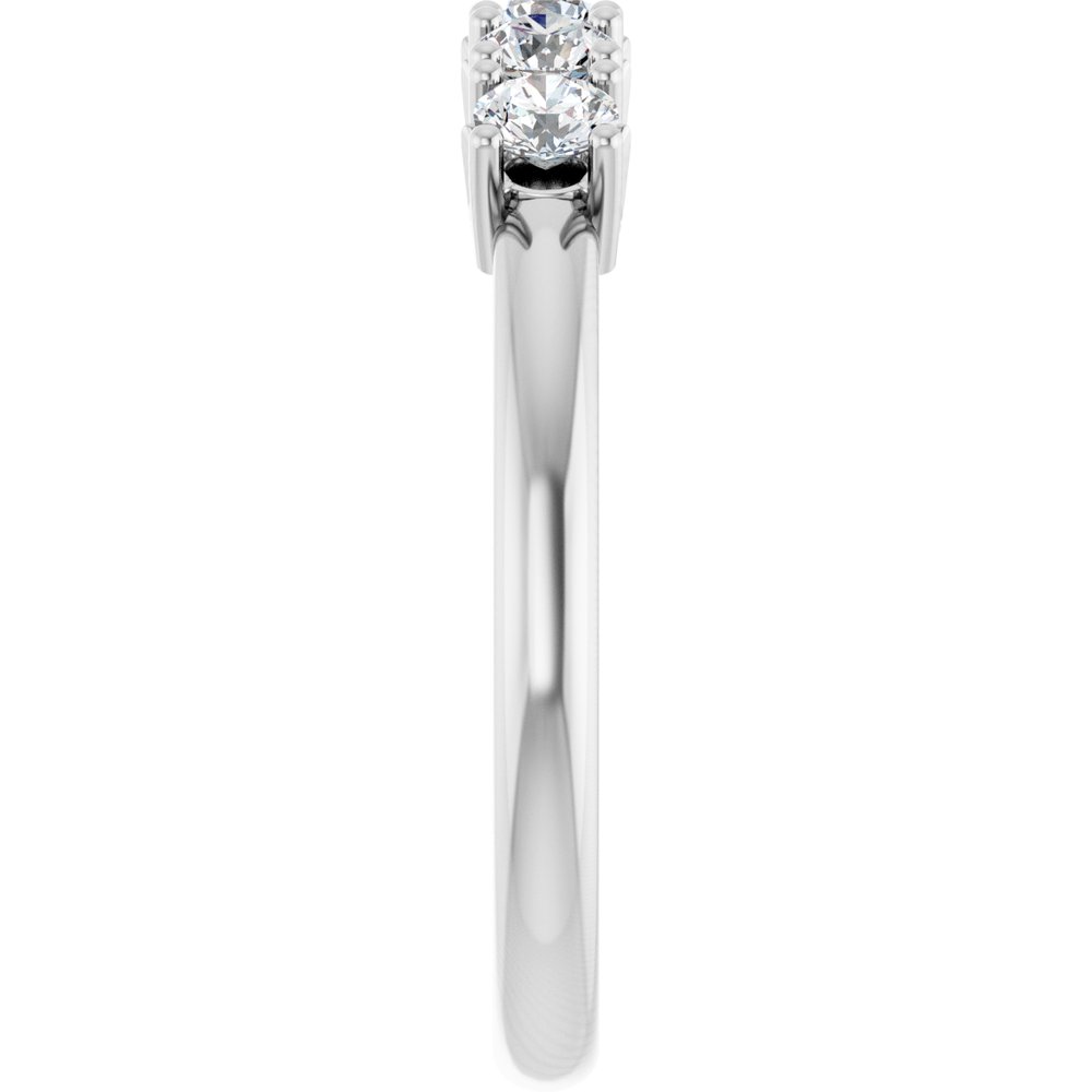 14K White Gold 1/2 CTW Lab-Grown Diamond Anniversary Band