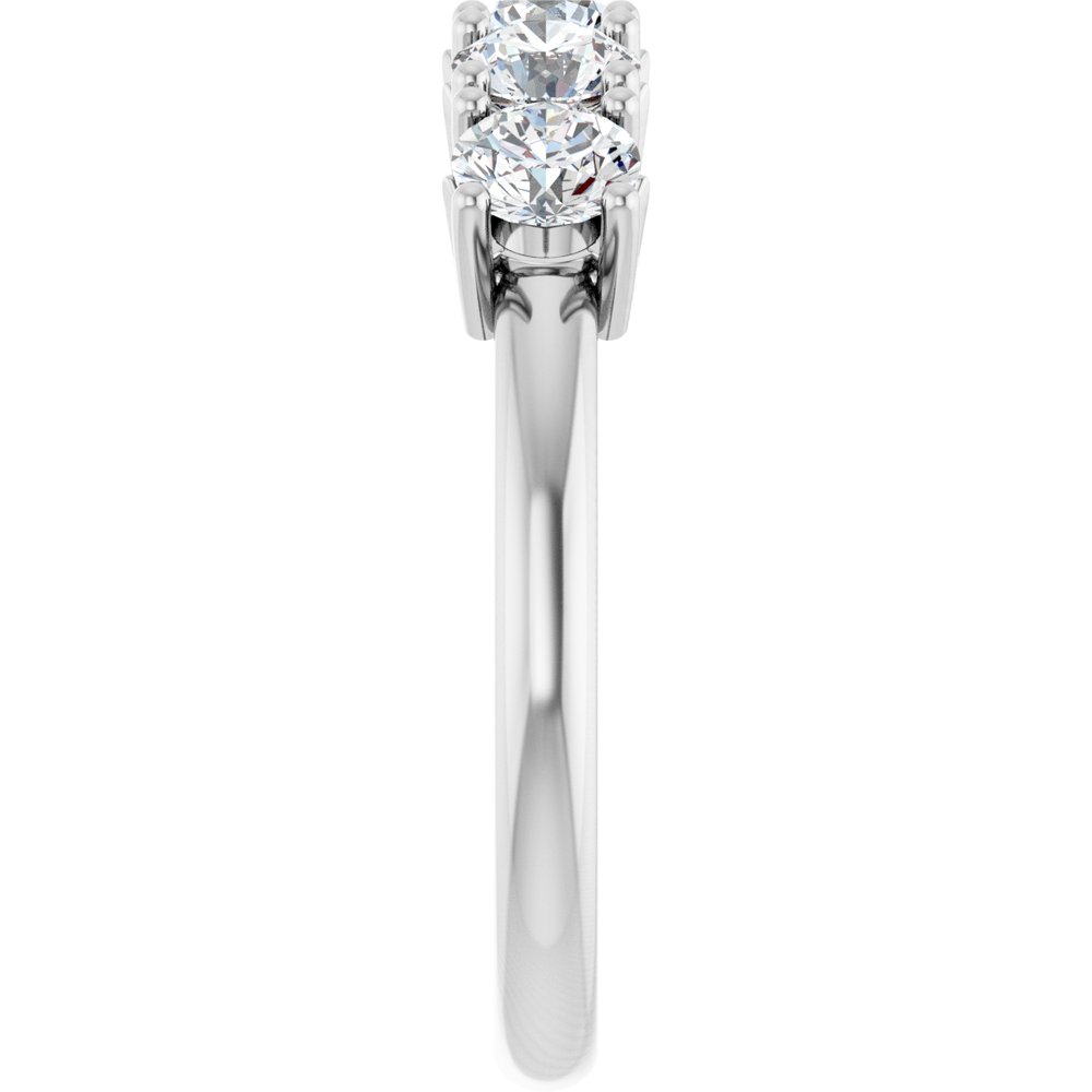 14K White Gold 1 1/5 CTW Lab-Grown Diamond Anniversary Band