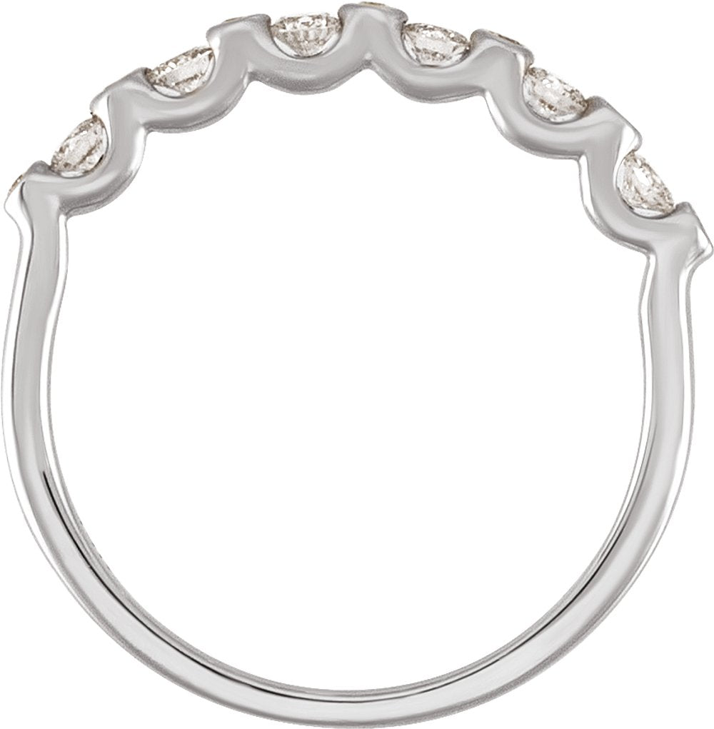 14K White Gold 1/3 CTW Lab-Grown Diamond Anniversary Band