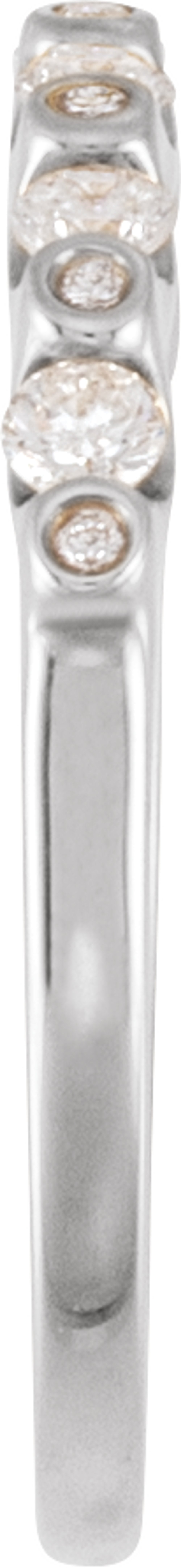 14K White Gold 1/3 CTW Natural Diamond Anniversary Band