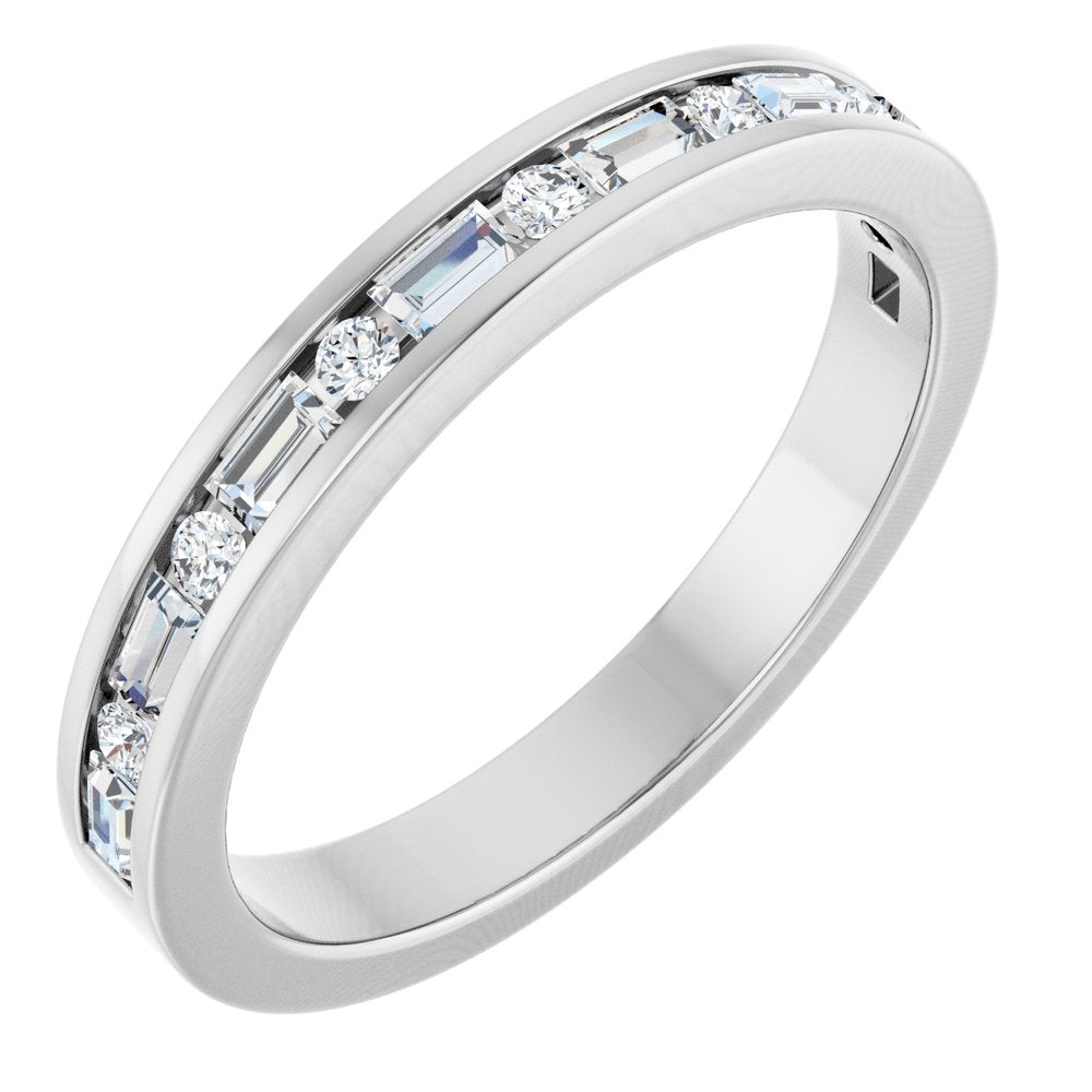 14K White Gold 1/3 CTW Lab-Grown Diamond Anniversary Band