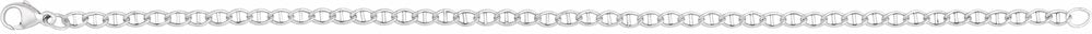 Sterling Silver 2.6 mm Anchor 7" Chain